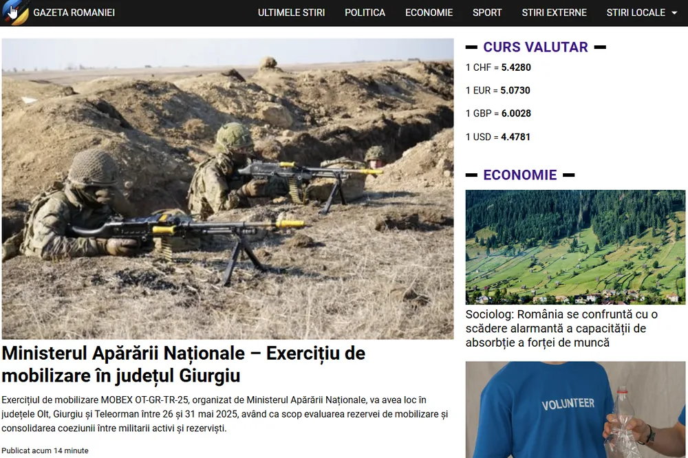 GazetaRomaniei.ro preview